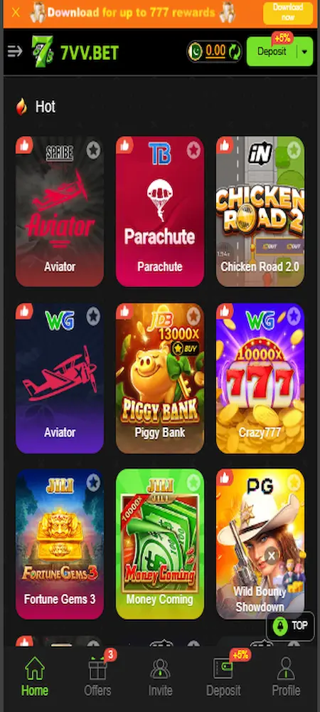 7vv bet game hot games