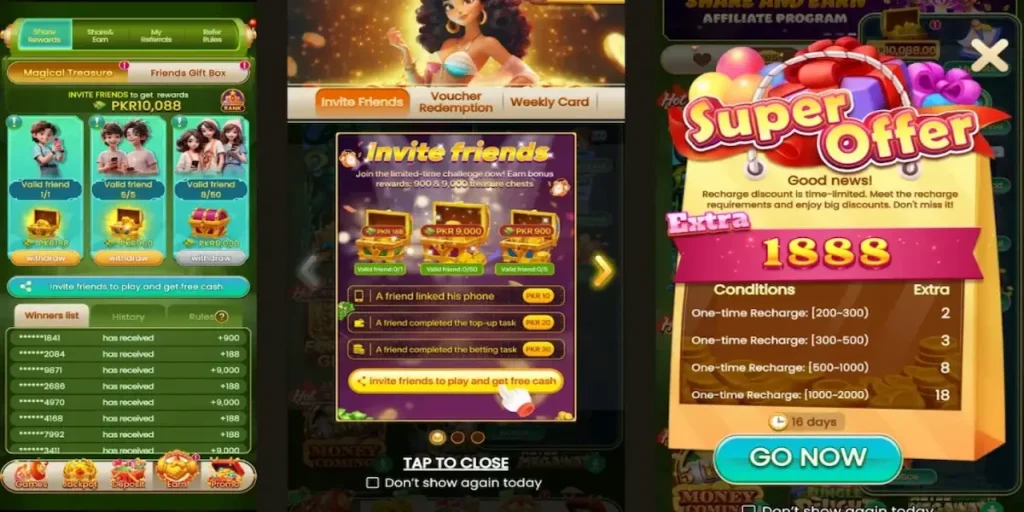 Pak super game Bonus