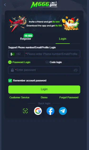 M666-Game-Login