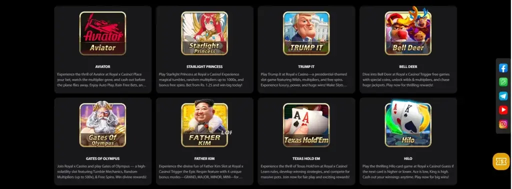 Royal X Casino Games APK