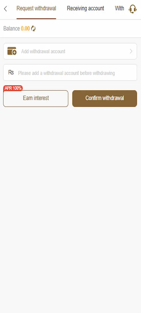 Vk777 Game Withdraw section